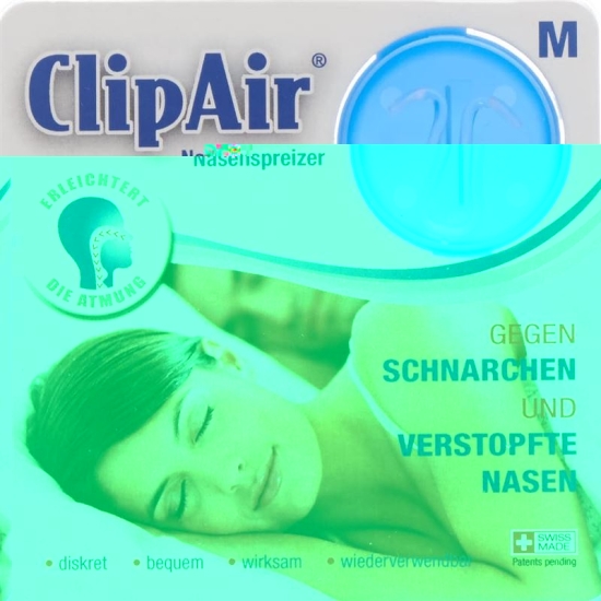 Oscimed ClipAir nasal dilator M for sleeping with storage box