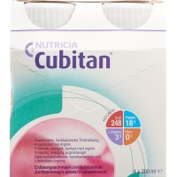 Cubitan liquid food strawberry 4 x 200 ml