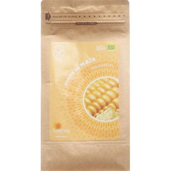 Soleil Vie cornmeal Organic gluten free 500 g