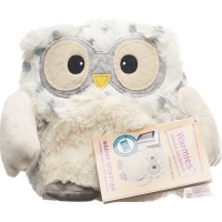 Warmies POP heat soft toy owl white lavender filling removable pack
