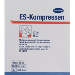 Mediset ES compress type 17 10x10cm 12 fold sterile 100 pcs
