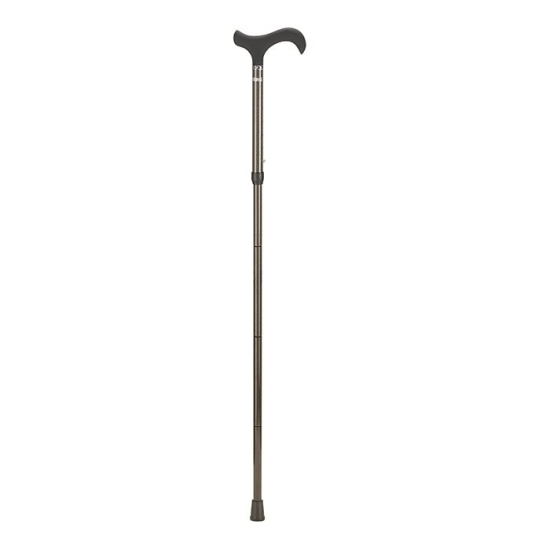 Sahag carbon pole adjustable foldable 86-96cm black derby soft grip 100kg