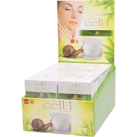 cell-one display for counter skin care 12 pieces