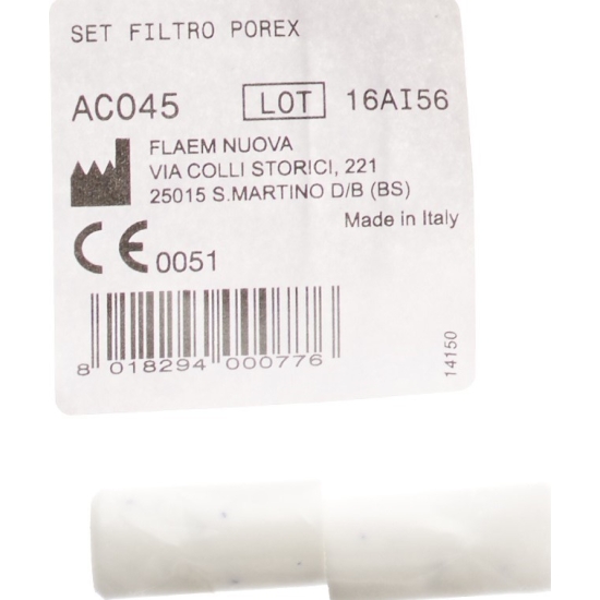 Flaem set two filter Porex Nebulflaem