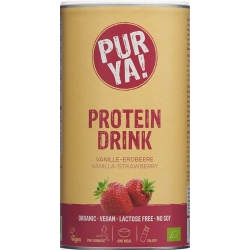 Purya! Vegan Protein Drink Vanilla Strawberry Organic Ds 550 g