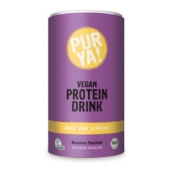 Purya! Vegan Protein Drink Banana Baobab Bio 550 g