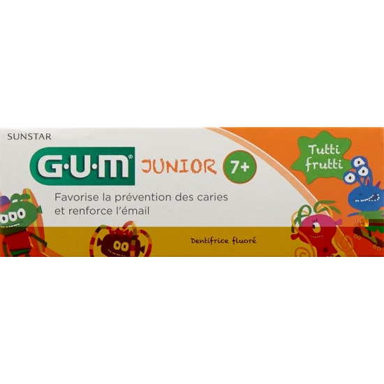GUM SUNSTAR Junior toothpaste Tutti-Frutti 50 ml