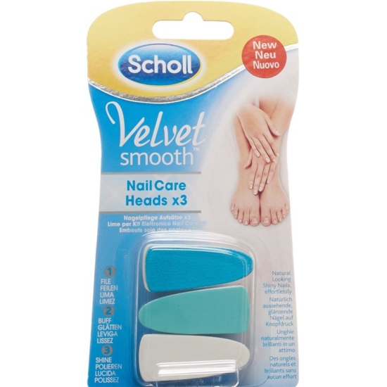 Scholl Velvet Smooth Nail Care essays 3 pcs