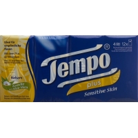 Tempo handkerchiefs soft & sensitive 12 x 9 units