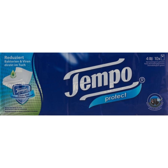 Tempo handkerchiefs Protect 10 x 9 units