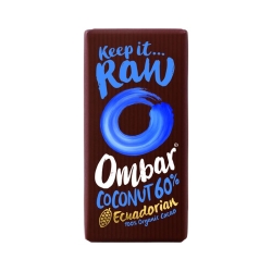 Ombar chocolate coconut 60% 10 x 35 g