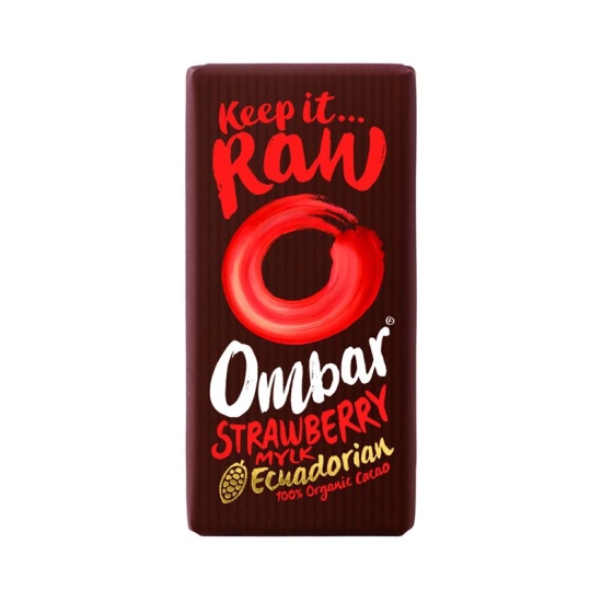 Ombar strawberry chocolate & coconut cream 10 x 35 g