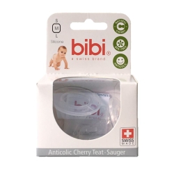 Bibi SH Sucker M cherry silicone 6 pcs