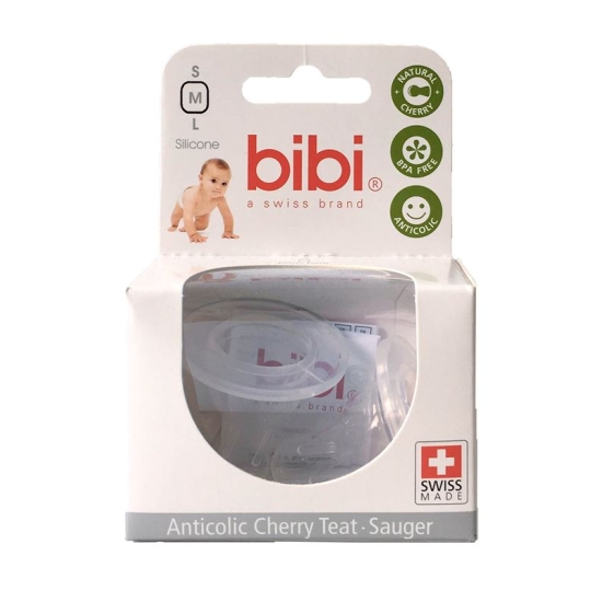Bibi SH Sucker M cherry silicone 6 pcs