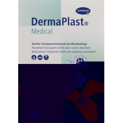 Dermaplast Medical transparent dressing 7.2x5cm 5 pieces