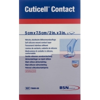 Contact Cuticell silicone dressing 5x7.5cm 5 pcs