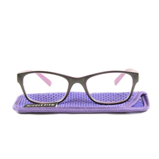 Nicole Diem reading glasses 1.00dpt purple-blk