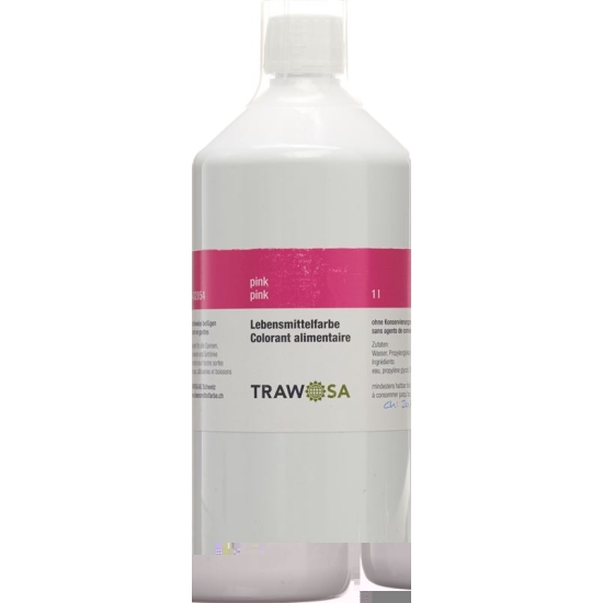 Trawosa food color pink 1000 ml