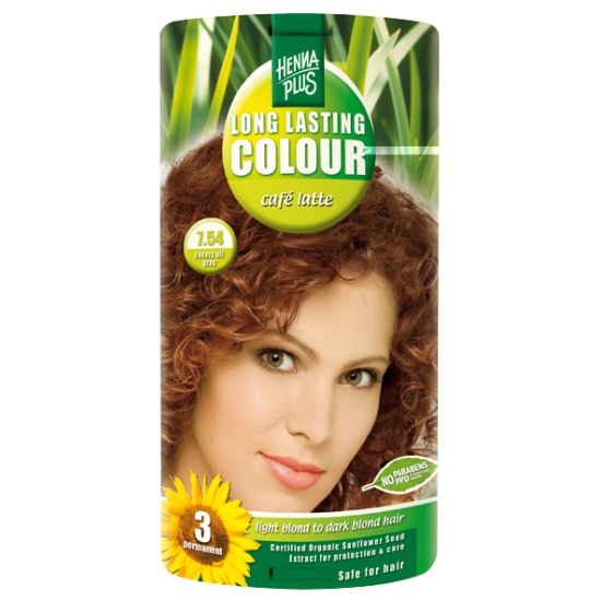 Henna Plus Long Lasting Color cafe latte 7:54