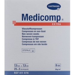 Medicomp Extra 6 times 7.5x7.5cm S30 25 x 2 pcs