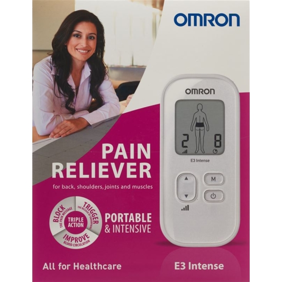 Omron Tens E3 nerve stimulation including Long Life pads