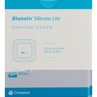 Biatain Silicone Lite foam dressing 5x5cm 5 pcs