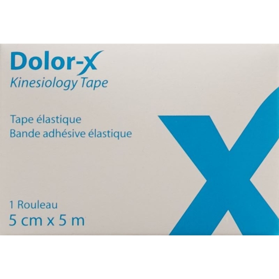 Dolor-X Kinesiology Tape 5cmx5m blue