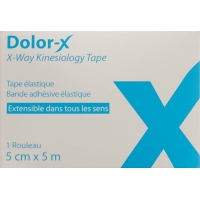 Dolor-X X-Way Kinesiology Tape 5cm x 5m blue