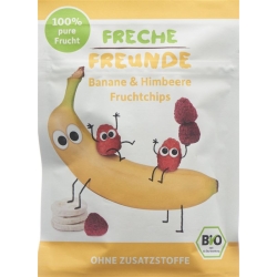 Naughty friends Fruchtchips Banana & Raspberry Btl 16 g