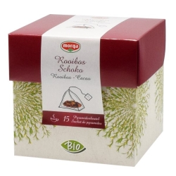 Morga Rooibostee chocolate pyramid teabags Bio 15 pcs