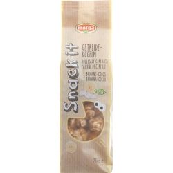 Morga snack it cereal balls Banana Coconut Bio 75 g