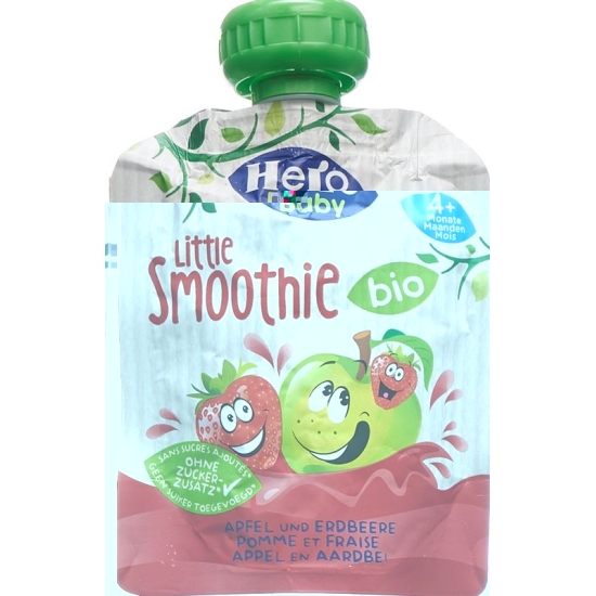 Hero Baby Organic Smoothie apple strawberry Btl 90 g