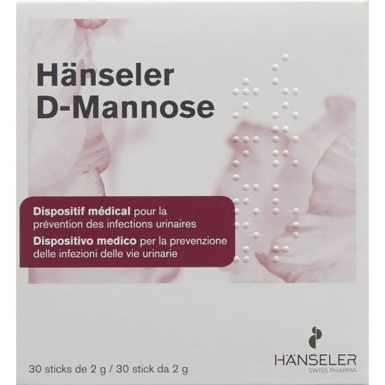 Hanseler D-Mannose 30 sticks 2 g buy online