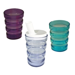 Sundo grooves cup leak proof 200ml blue