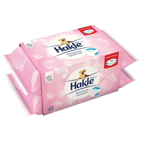 Hakle wet Sensitive Cleanliness Refill Duo 2 x 42 pcs