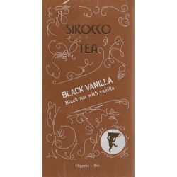 Sirocco Black Vanilla Tea Bags 20 pcs