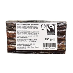 Morga bananas fully dried organic Fair Trade 250 g
