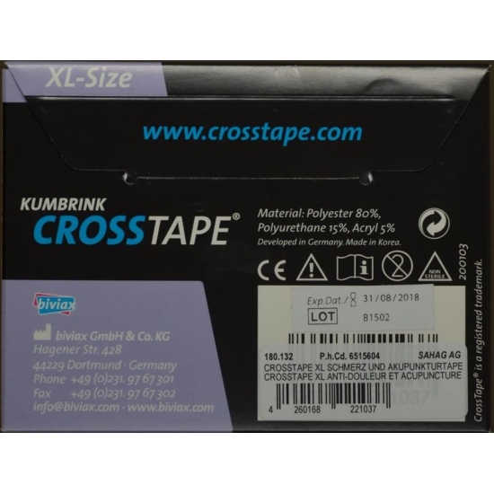 Cross Tape pain acupuncture Tape XL 40 pc