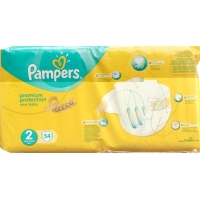 Pampers Premium Protection New Baby Gr2 4-8kg Mini Economy Pack 54 pcs