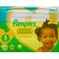 Pampers Premium Protection Gr5 11-16kg Junior Sparpackung 35 pcs