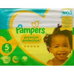 Pampers Premium Protection Gr5 11-16kg Junior Sparpackung 35 pcs