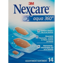 3M Nexcare patch Aqua 360 assorted 14 pcs