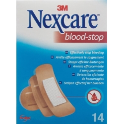 3M Nexcare plasters Blood-stop assorted 14 pcs
