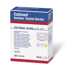 Cutimed Sorbion Sachet Border 10x10cm 10 pcs