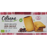 Les Recettes de Céliane biscuits cocoa hazelnut filling Gluten Free Organic 165 g