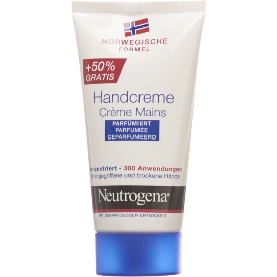 Neutrogena hand cream perfumed 50ml + 50% free 75 ml
