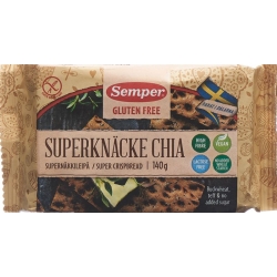 Semper Superknäcke Chia gluten free 140 g