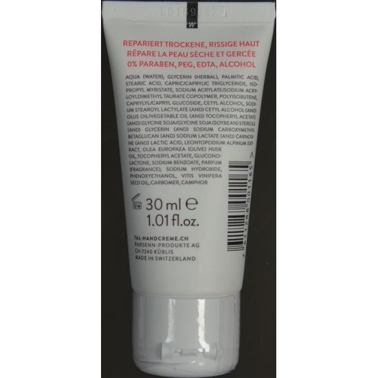 Valley Med hand cream repair exclusively Tb 30 ml