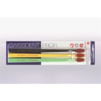 Swissdent Colors Toothbrush Trio black yellow green soft-medium