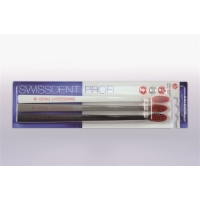 Swissdent Colors Toothbrush Trio white gray black soft-medium